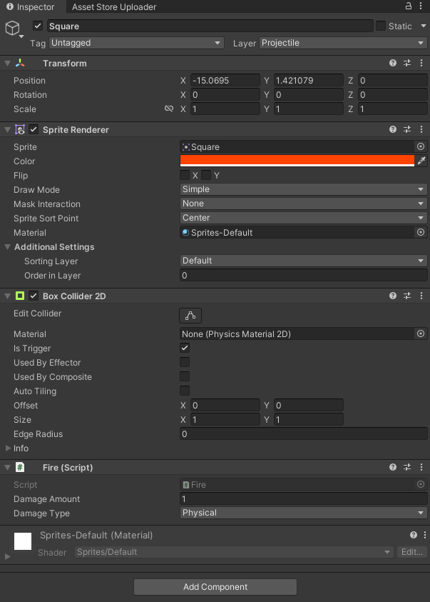 Environmental Damage Per Second - Unity addon for Mythril2D