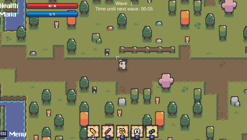 Wave Hud Timer - Unity addon for Mythril2D