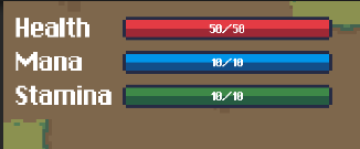 Stamina + abilities & UI Bar 🏃♂️💨 - Unity addon for Mythril2D